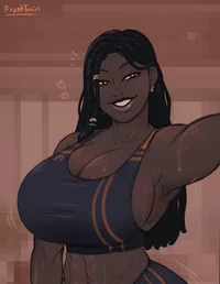 Black girl in school