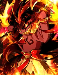 Burning spice cookie