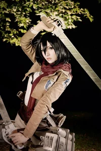 Cosplayer Mikasa 1