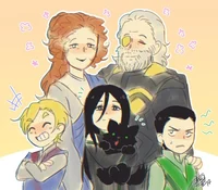 Thor Loki and Hela
