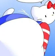 Fat ass Hello Kitty