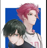 Itoshi Rin and Sae 