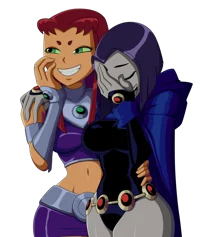 Starfire and Raven