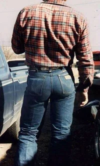 Nice fat cowboy butt