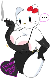 kitty white