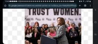 Harris supporter