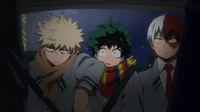 Deku Shoto y Bakugo 