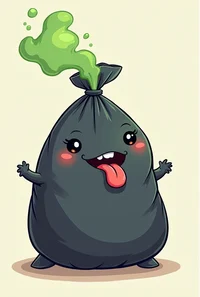 Stinky the Trash bag