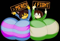 Frisk and Chara 