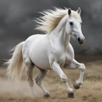 White stallion 