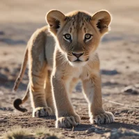 Lion cub