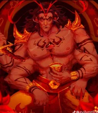 Burning spice cookie