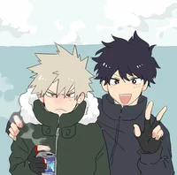 Bakugo y su hermano 