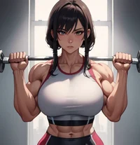 Buff Muscle Girl
