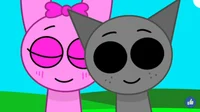 Pinki Sprunki y Gray