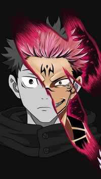 Yuji y Sukuna 