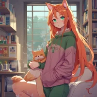 Orange Cat-Girl Gf
