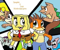 SpongeBob and crash