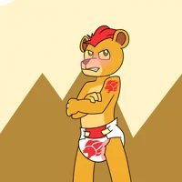 A Diapered Kion