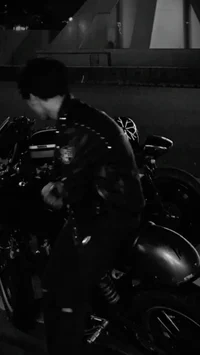 Hwang Hyunjin Biker