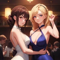 Girls at a Nightclub