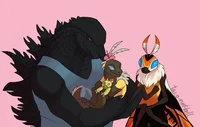 Godzilla x mothra