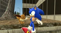 Eevee Tickles Sonic