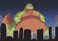 Fat Gecko Zilla AU
