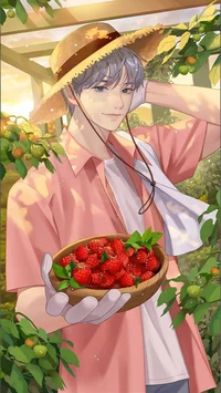 Strawberry farmer