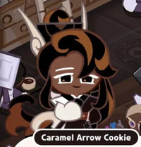 Caramel Arrow Cookie