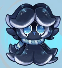 Ink squid cookie