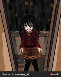 Rainy Delivery girl