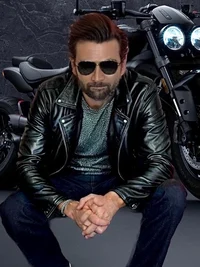 Biker David Tennant