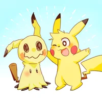 Pikachu and Mimikyu