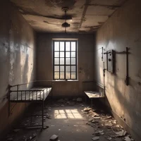 Abandoned jail cell