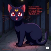 Anti-Piracy Luna Cat