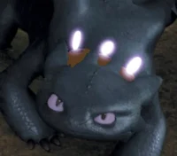 Captured Toothless