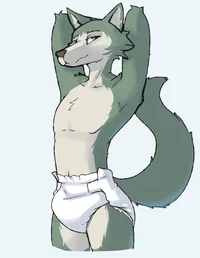A diapered Legosi