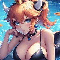 Bowsette -Beach-