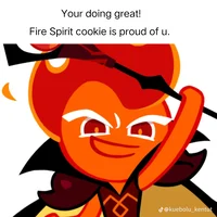 Fire spirit cookie