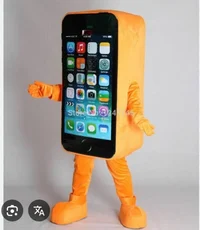 Orange iPhone Mascot