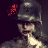 Waffen SS girl 