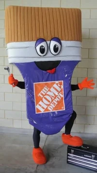 Paintbrush Mascot