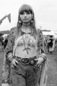 1960s Hippie Girl