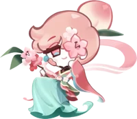 Peach blossom cookie