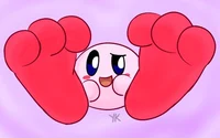 Kirby with feet