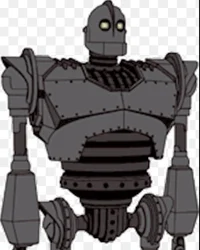 Iron giant army guy