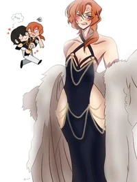 Chuuya con vestido