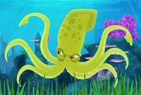 Golden Squid Tickle