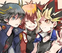 Yugi Jaden and Yusei